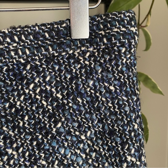 NWT Theory Diag Tweed Mini Skirt - Picture 3 of 7